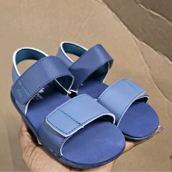 See Kai Run Basics Toddler Jaylen Strappy Sandals Navy Blue Size 12 - Picture 7 of 8